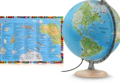 Kinder Räthgloben Kinder-Leuchtglobus Atmosphere Family silver 2.0