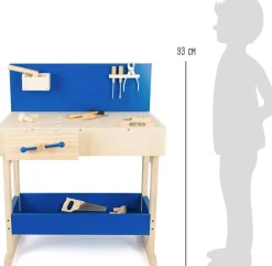 Kinder Small Foot Kinderwerkbank mit echtem Werkzeug