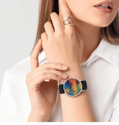 Ars mundi Künstler-Armbanduhr Emil Nolde: »Meer mit zwei Dampfern«