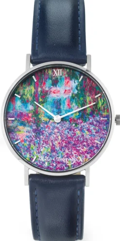 Ars mundi Künstler-Armbanduhr »Monet - Irisbeet in Monets Garten«