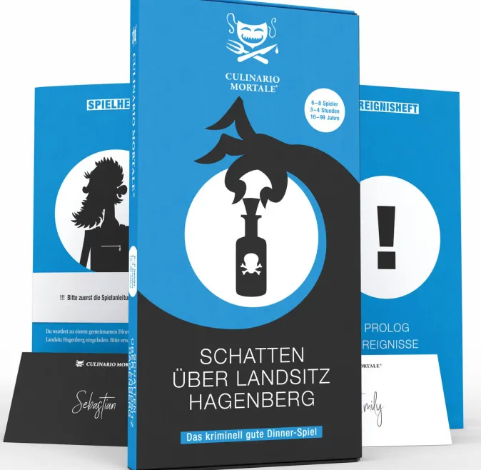 Kinder Culinario Mortale Krimi-Dinner Spiel »Schatten über Landsitz Hagenberg«