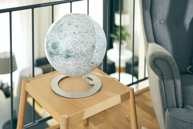 Räthgloben Leuchtglobus National Geographic »The Moon«