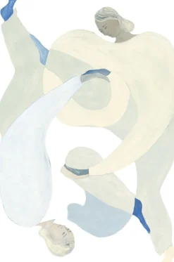 The Poster Club Lind, Sofia: »Hold You - Blue« mit Rahmen