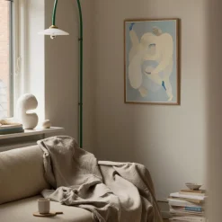 The Poster Club Lind, Sofia: »Hold You - Blue« mit Rahmen