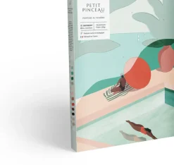 Kinder LA PETITE EPICERIE Malen-nach-Zahlen-Set »St. Barthélémy« von Léa Morichon