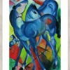 Ars mundi Marc, Franz: »Die blauen Fohlen«, 1913
