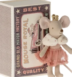 Kinder Maileg Maus »Prinzessin« in Streichholzschachtel