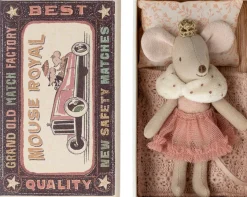 Kinder Maileg Maus »Prinzessin« in Streichholzschachtel