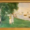 Ars mundi Max Liebermann: Bild »Wannseelandschaft« (1924), gerahmt