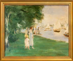 Ars mundi Max Liebermann: Bild »Wannseelandschaft« (1924), gerahmt