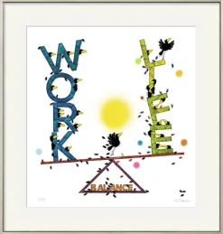 Ars mundi Michael Ferner: ​ Bild »Work-Life-Balance« (2023)