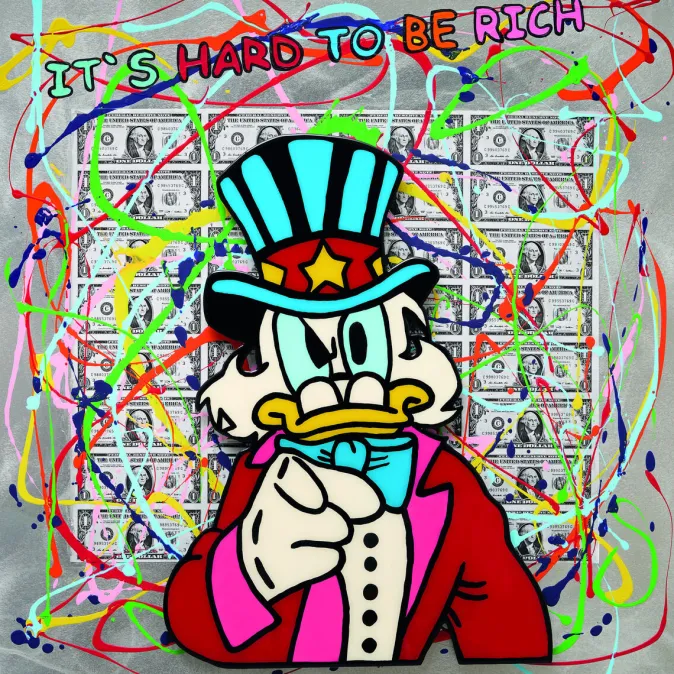 Ars mundi Michael Pfannschmidt: Bild »It’s Hard To Be Rich« (2023)