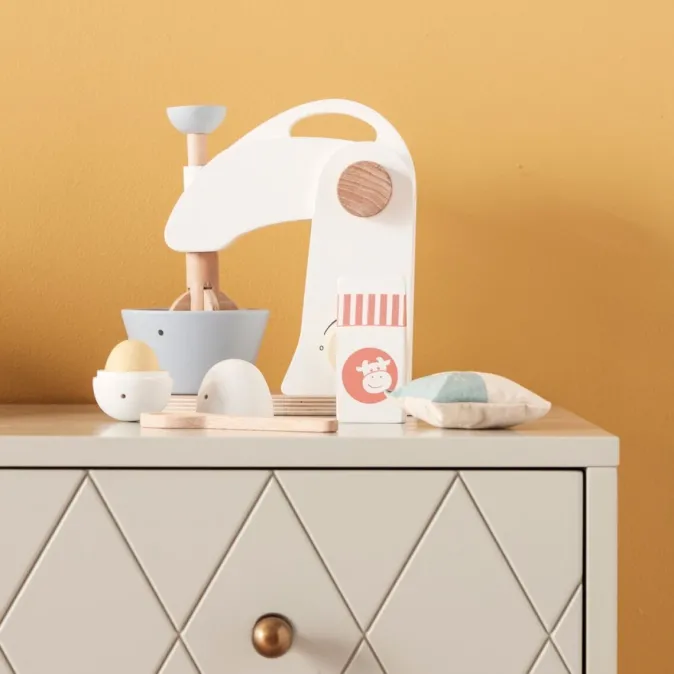 Kinder Kids Concept Mixer-Set aus Holz mit Zubehör