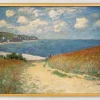 Ars mundi Monet: »Strandweg zwischen den Weizenfeldern« (1882), gerahmt