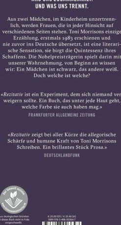ZEIT Buchhandlung Morrison, Toni: Rezitativ