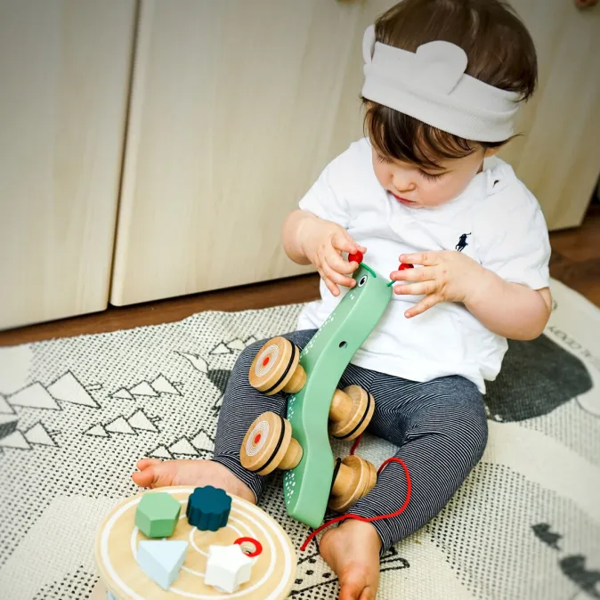 Kinder Small Foot Nachzieh-Stecktier »Schnecke«