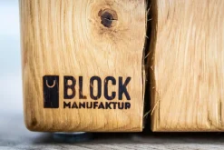 Blockmanufaktur Niedriger Eichen-Beistelltisch