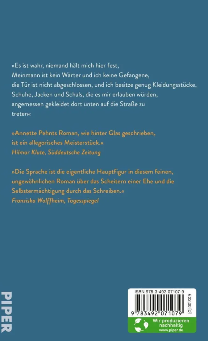 ZEIT Buchhandlung Pehnt, Annette: Die schmutzige Frau