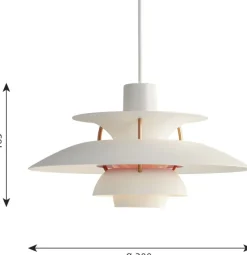Louis Poulsen Pendelleuchte »PH5 Mini Modern« in weiß