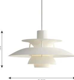 Louis Poulsen Pendelleuchte »PH5 Mini Monochrome« in weiß