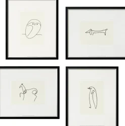 Ars mundi Picasso: 4 Bilder im Set, Tiere