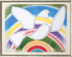 Ars mundi Picasso: »Fliegende Taube im Regenbogen«
