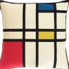 Ars mundi Piet Mondrian: Kissenhülle »Komposition II in Rot, Blau und Gelb«