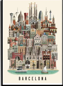 Martin Schwartz Poster »Barcelona«