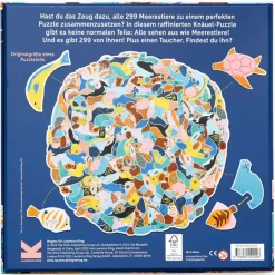 Kinder Laurence King Verlag Puzzle »299 Meerestiere und 1 Taucher«