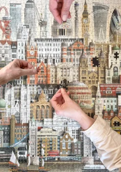 Kinder Martin Schwartz Puzzle 1000 Teile »London«