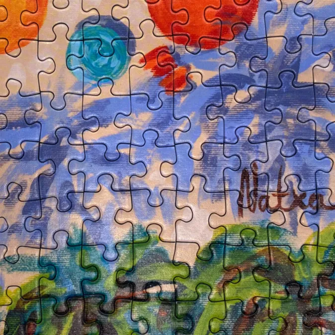 Kinder PRTS Arts Puzzle & Kunstdruck »Dreamy Beach«