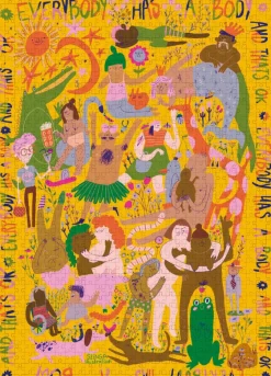 Kinder Wonderpieces Puzzle »Everybody has a Body«
