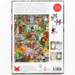 Kinder Laurence King Verlag Puzzle »In 50 Pflanzen um die Welt«