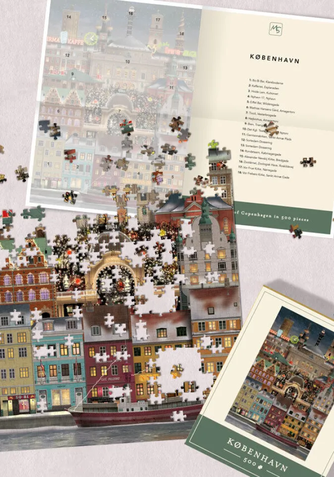 Kinder Martin Schwartz Puzzle »Weihnachten in Kopenhagen«
