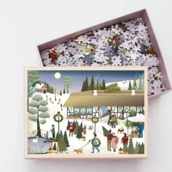 Kinder VISSEVASSE Puzzle »Weihnachtsbaumfarm«