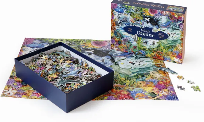 Kinder Laurence King Verlag Puzzle »Wilde Ozeane«