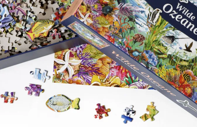 Kinder Laurence King Verlag Puzzle »Wilde Ozeane«