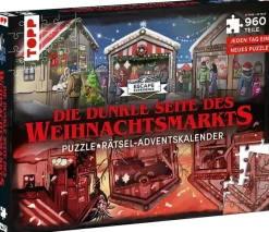 Kinder ZEIT Buchhandlung Puzzle-Rätsel-Adventskalender: Die dunkle Seite des Weihnachtsmarkts
