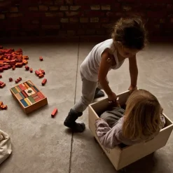 Kinder Wooden Story  Regenbogen Holzbausteine - 63 Stück