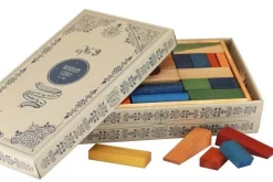 Kinder Wooden Story  Regenbogen Holzbausteine - 63 Stück