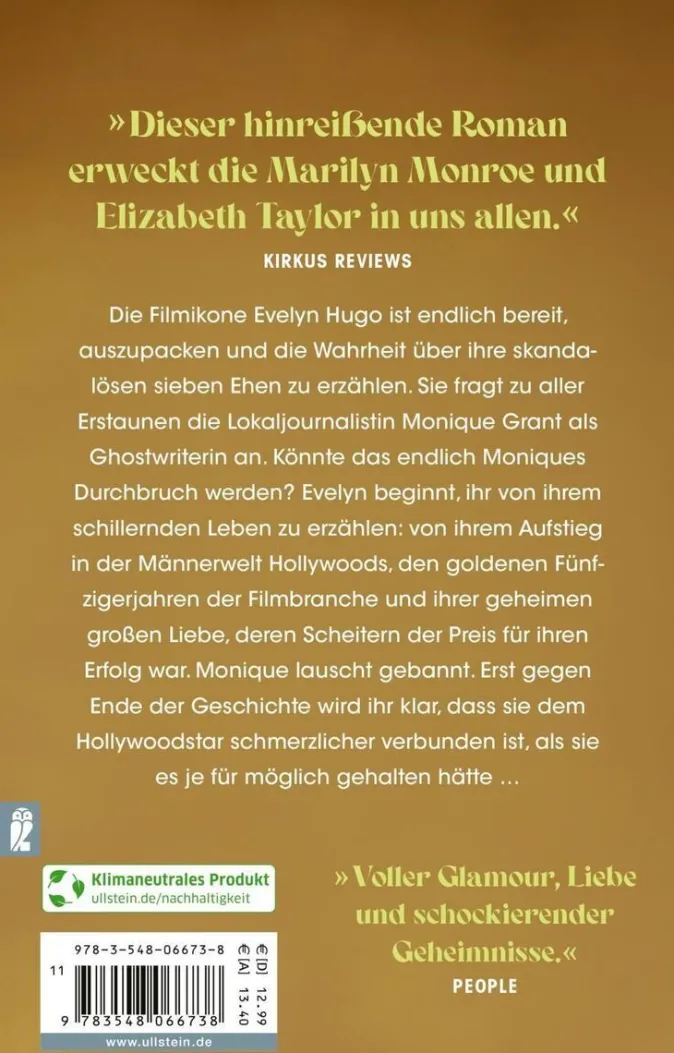 ZEIT Buchhandlung Reid, Taylor Jenkins: Die sieben Männer der Evelyn Hugo