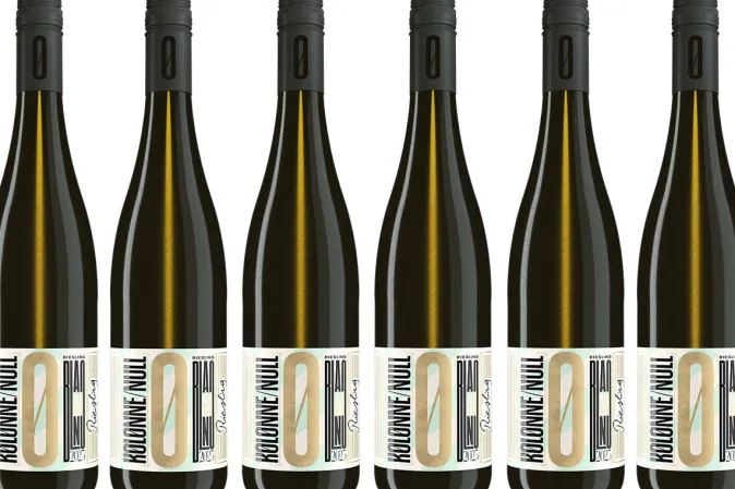 KOLONNE NULL Riesling 2023, alkoholfrei, 6er Set