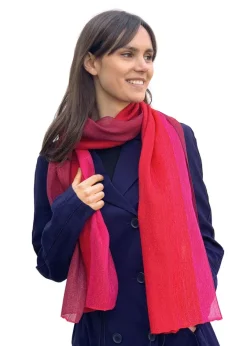 Ulrike Isensee Roter Leinenschal