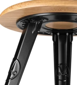 ROWAC -Schemel »Eiche Mattschwarz«