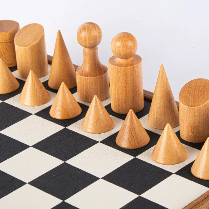 Kinder MANOPOULOS Schachspiel »Bauhaus Schwarz & Weiß« mit Schachfiguren