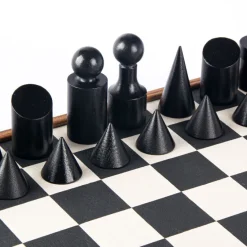 Kinder MANOPOULOS Schachspiel »Bauhaus Schwarz & Weiß« mit Schachfiguren