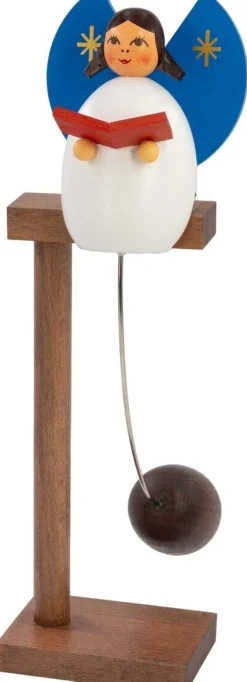 Werner Spielzeug Schaukel-Engel mit Buch auf Ständer