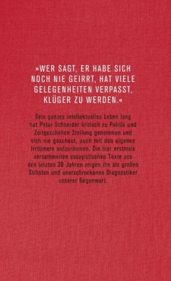 ZEIT Buchhandlung Schneider, Peter: Denken mit dem eigenen Kopf