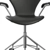Fritz Hansen Schreibtischstuhl »Series 7™«, Schwarz