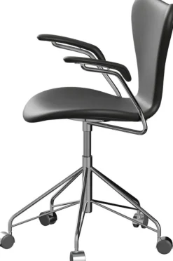 Fritz Hansen Schreibtischstuhl »Series 7™«, Schwarz